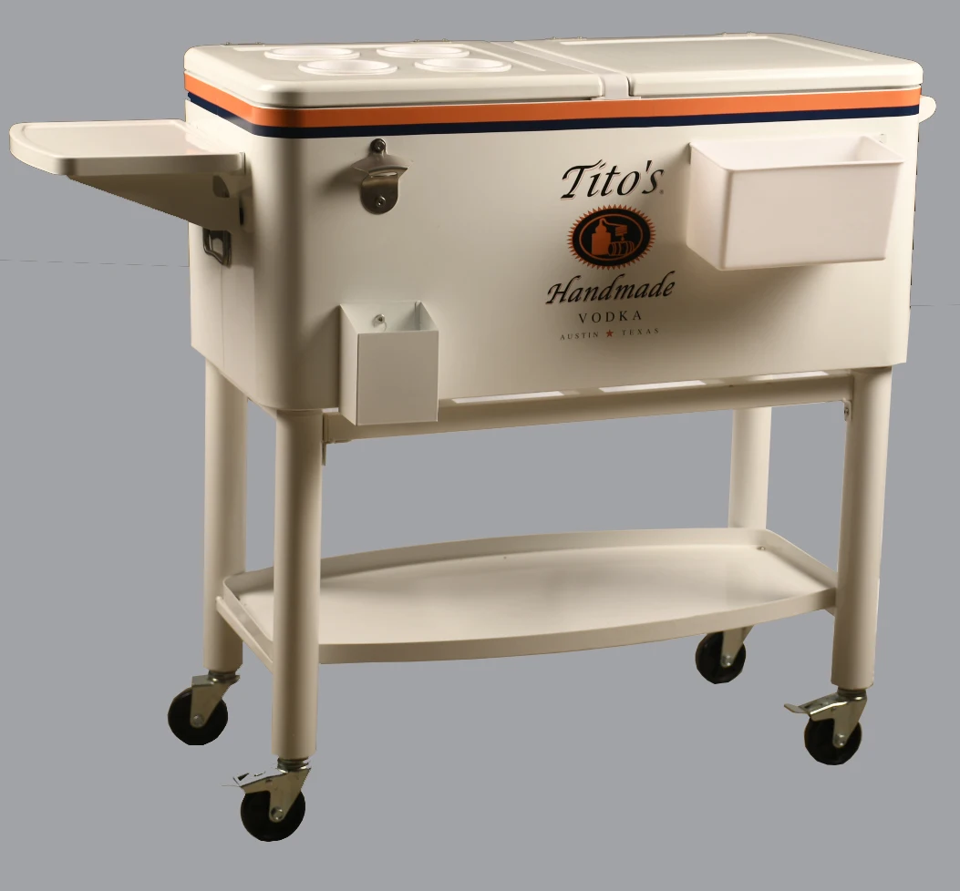 Steel cooler cart, Rolling Cooler