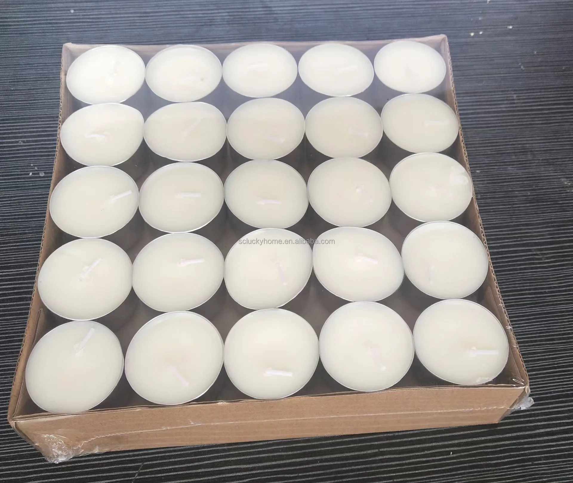 100 packs 4 hours white Aluminum Tea Light Tins Tealight candles small candles