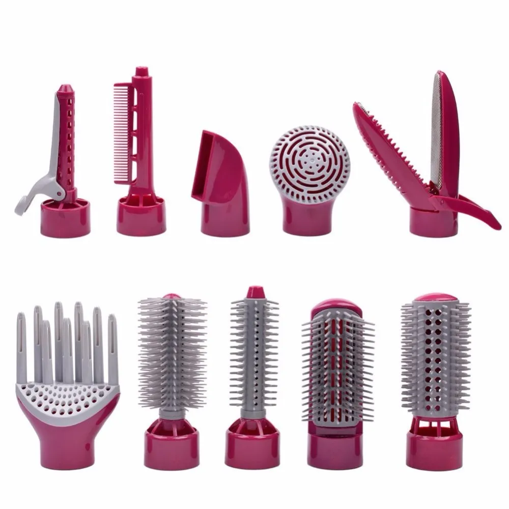 2021 Amazon hot selling Beautimeter Hair Dryer Brush 10 in1 Hot Air Spin Brush Kit for Styling and Frizz Control