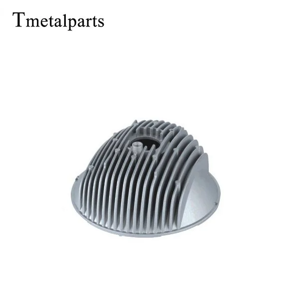 Custom Die Cast Led Heatsink Black Coating Aluminum Profile Black Heat Sink Lamp Housing