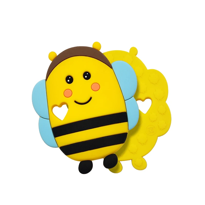 
Original Bee Design Baby Teether Cute Animal Silicone Teether For Baby Teething 