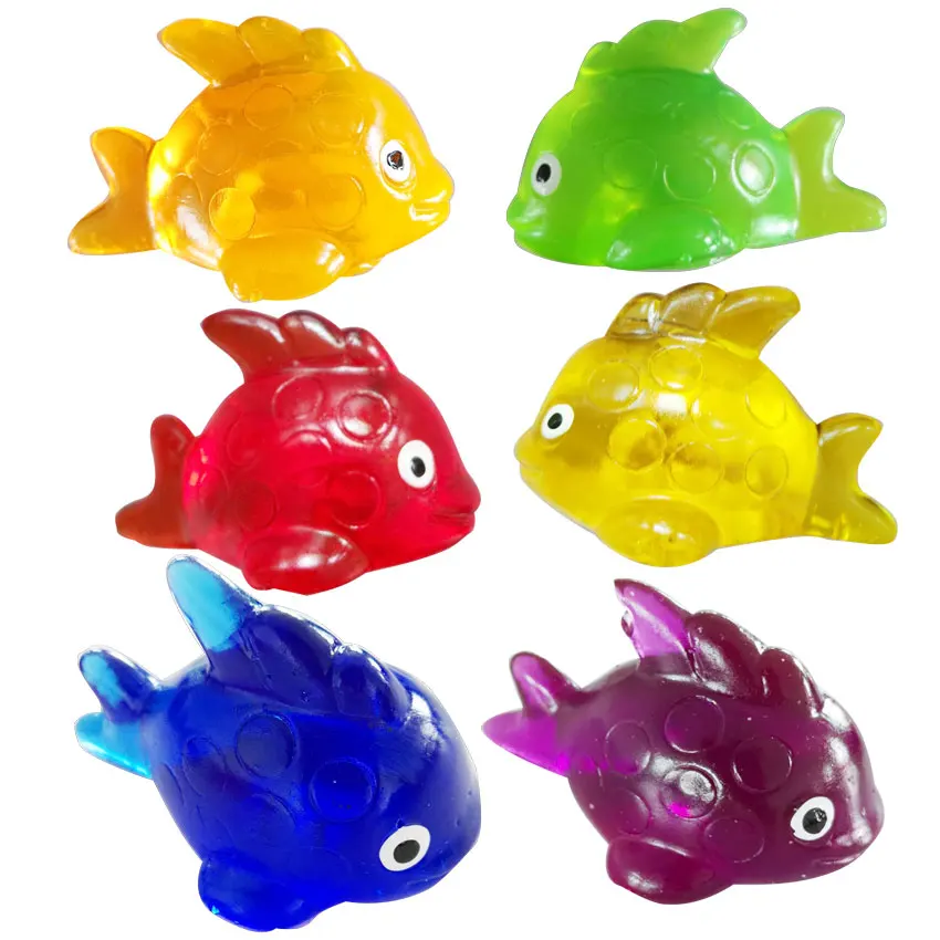 Wholesale TPR squeeze sticky Pressure solution gas transparent material Animal Frogs Toy