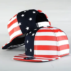 Custom logo print embroidery american flag cycling 5 panel cap dad hip hop snapback cap hat