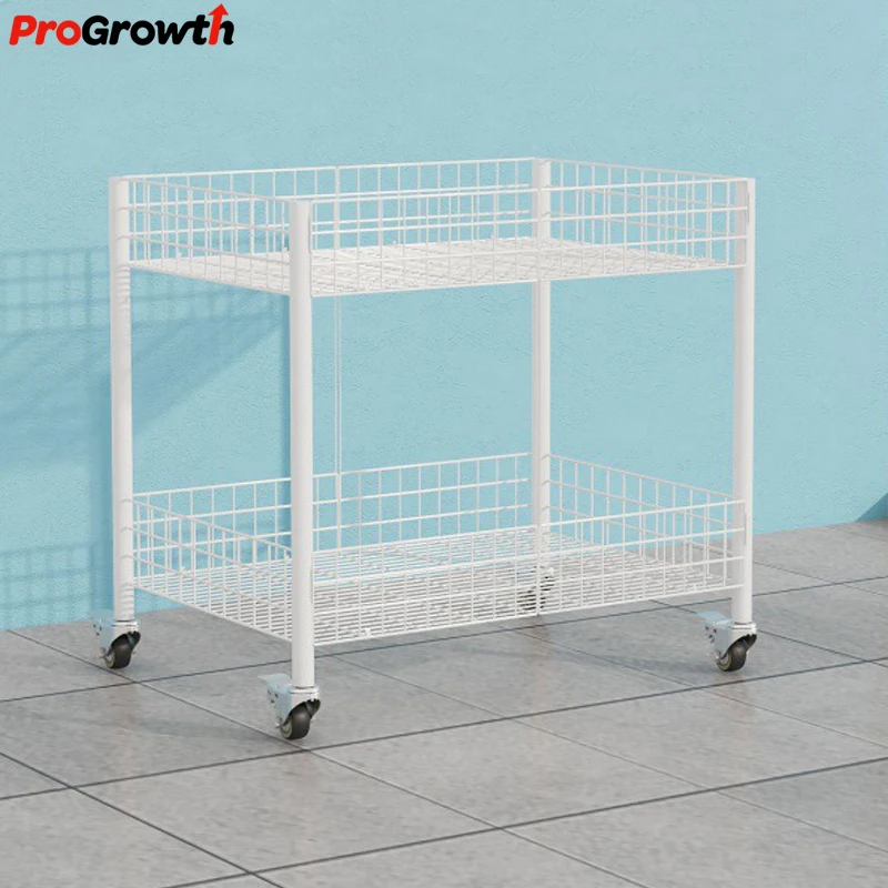Hotel trolley Wine cart street vendors mobile folding carts Shelf Storage rack with casters