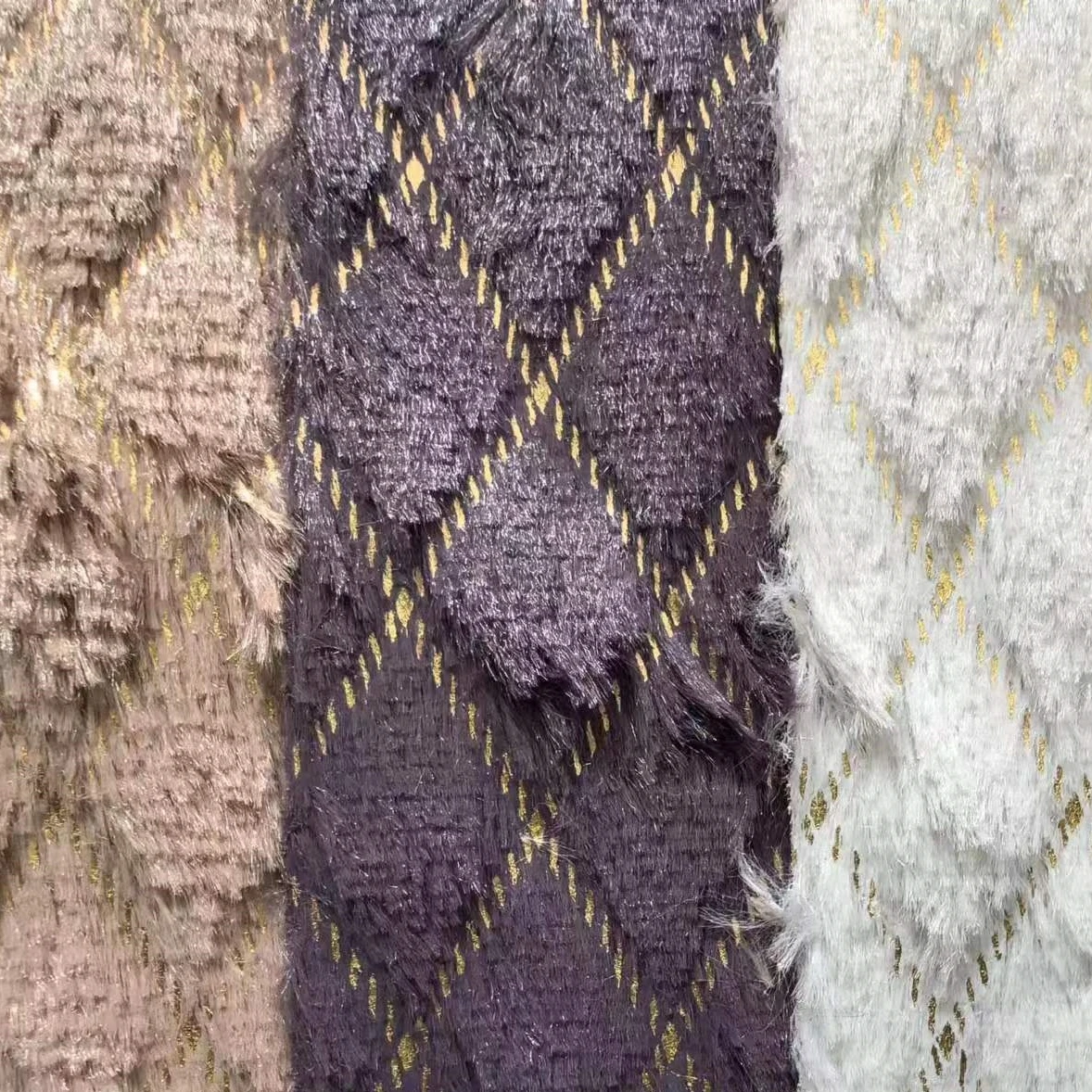 New Product Carpet Soft, Stuffed Toy Medium Weight Long 40 Hair Artificial 100% Polyester Pv Plush Fake Fur Fabric/