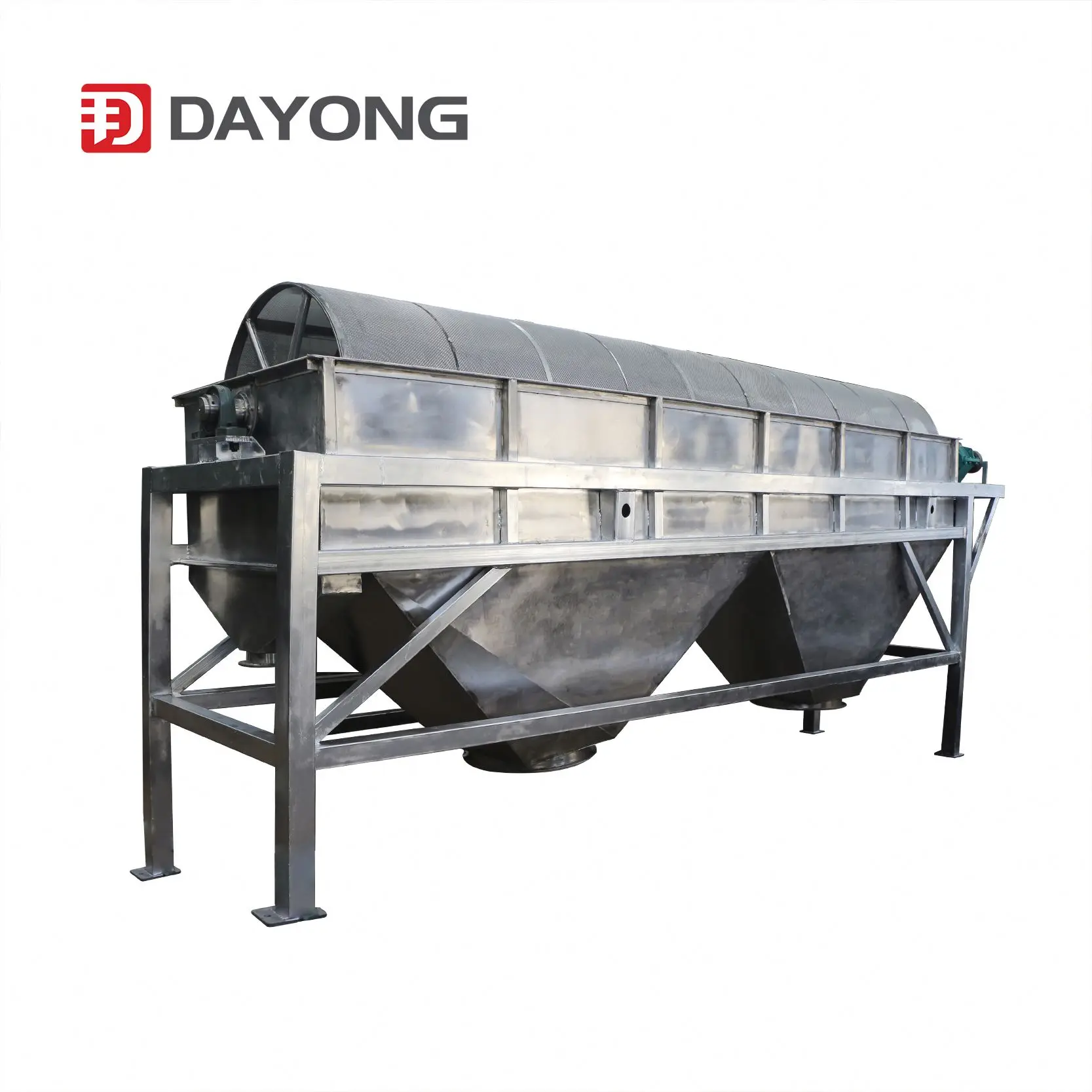 Garbage Recycling Plant Rotary Screener Waste Trommel Screen