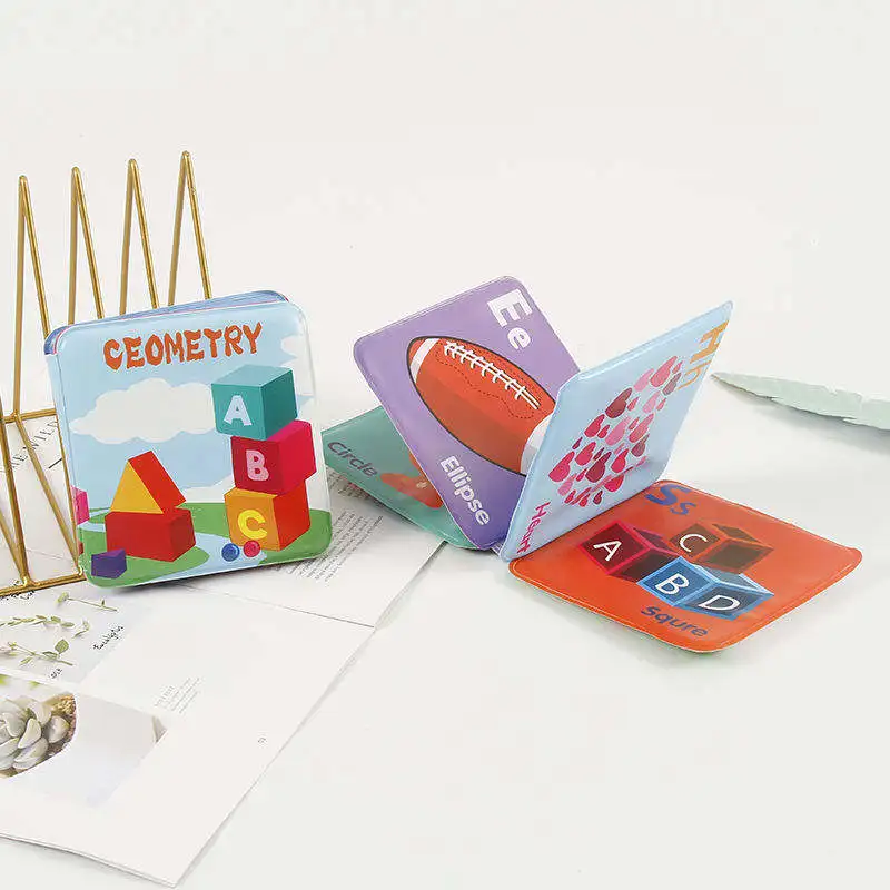 EVA PVC plastic waterproof Cute animal design baby bath book