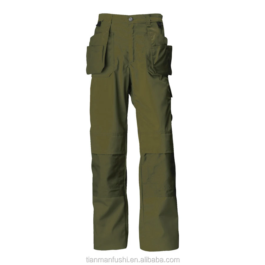 100% Cotton Brown Cotton construction work trousers Workwear Industrial pants