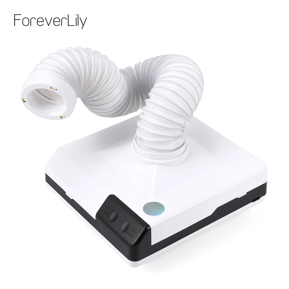 1 Set Professional 60W Strong Nail Dust Collector with Filter For Nail Gel Polish Dust Vacuum Cleaner Manicure Tools Wholesale