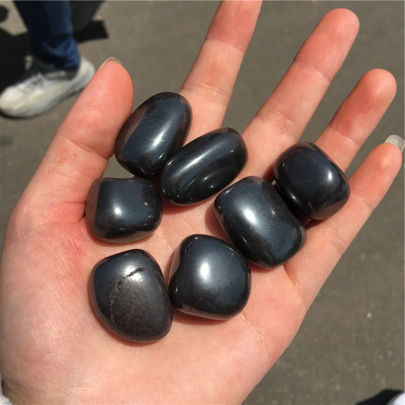 Wholesale Healing Crystal Natural Polished Tumbled Stone Hematite Tumbled Quartz Stones For Home Decor