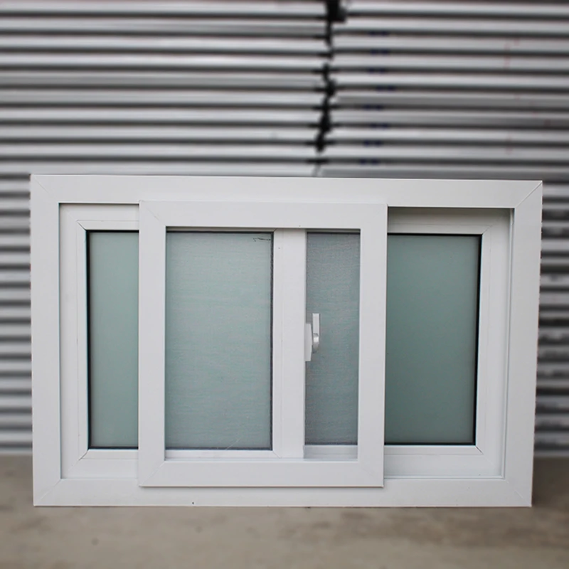 Factory Customized Single Double Tempered Glazed Windows UPVC Sliding Windows For Bedroom
