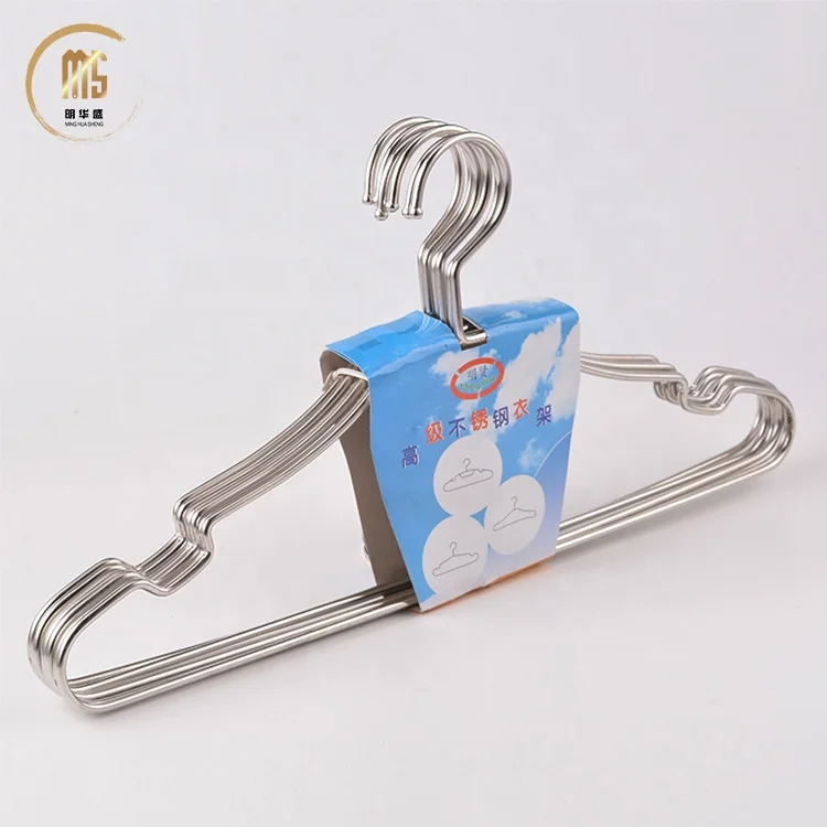 Wholesale Non Slip Laundry Metal Coat Clothes Hanger For Drying Clothes