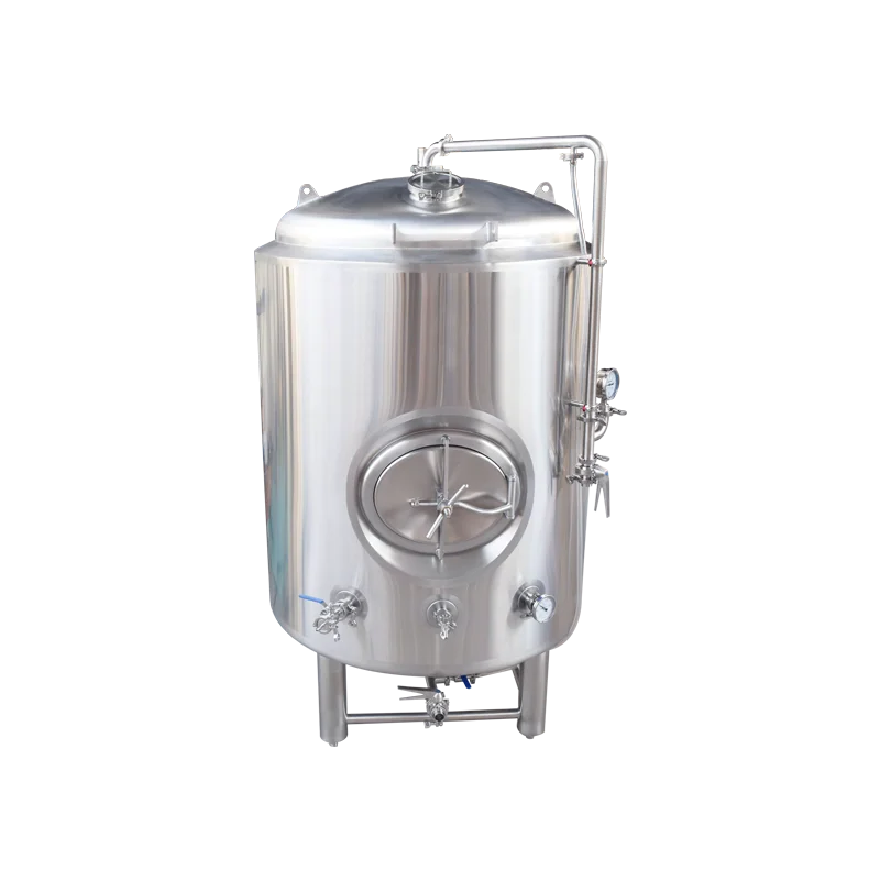 Высокое качество по индивидуальному заказу sus304 1000L 2000L горизонтальный яркий пивной бак BBT/20bbl яркий бак