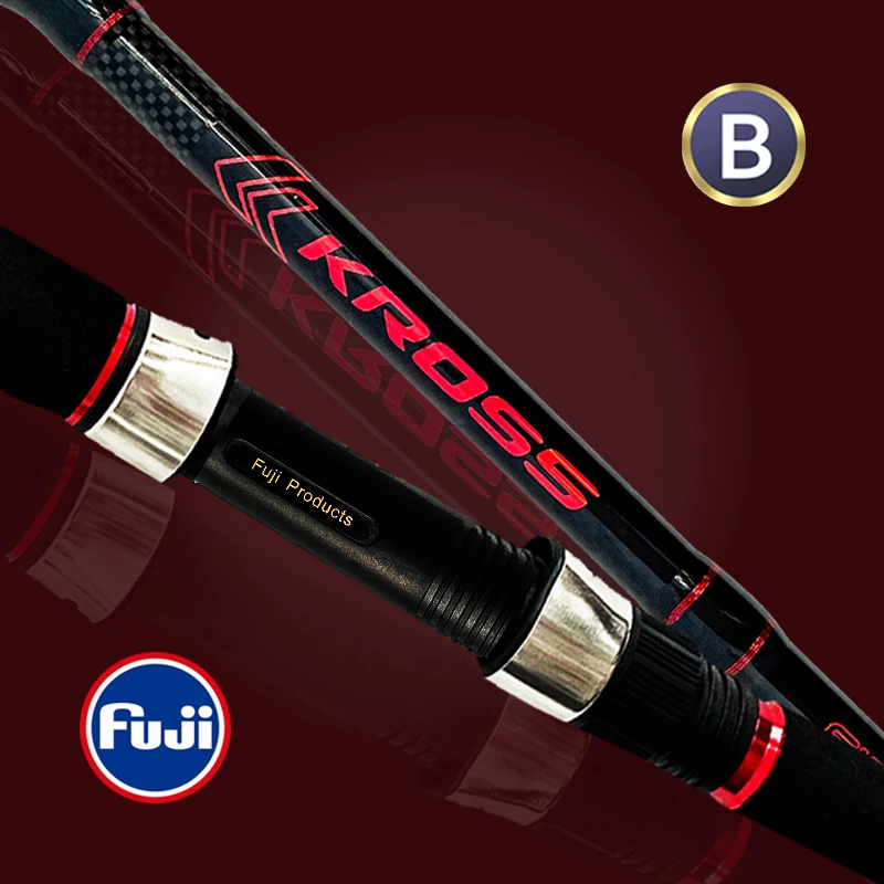 OEM ODM One Section Saltwater Shore Jigging Rod Fuji Reel Seat Toray ultralight Carbon Fiber blank carbon jigging solid pole