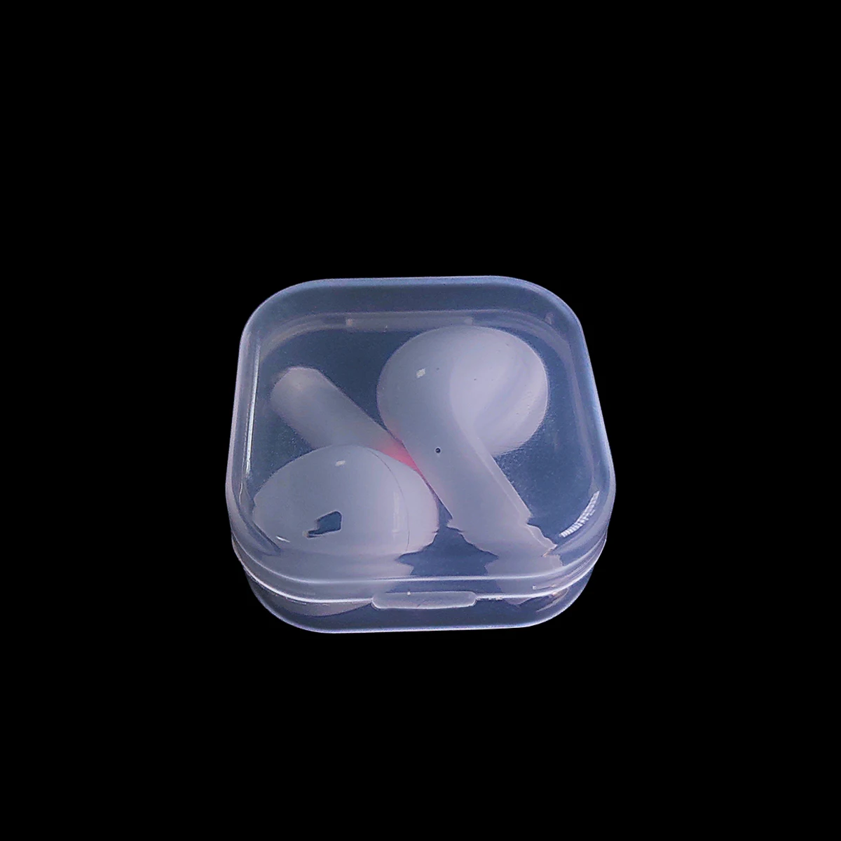 Hot sale headphones small plastic box, small parts, coins, beads, candy, nails, rings, earrings, travel medicine storage box