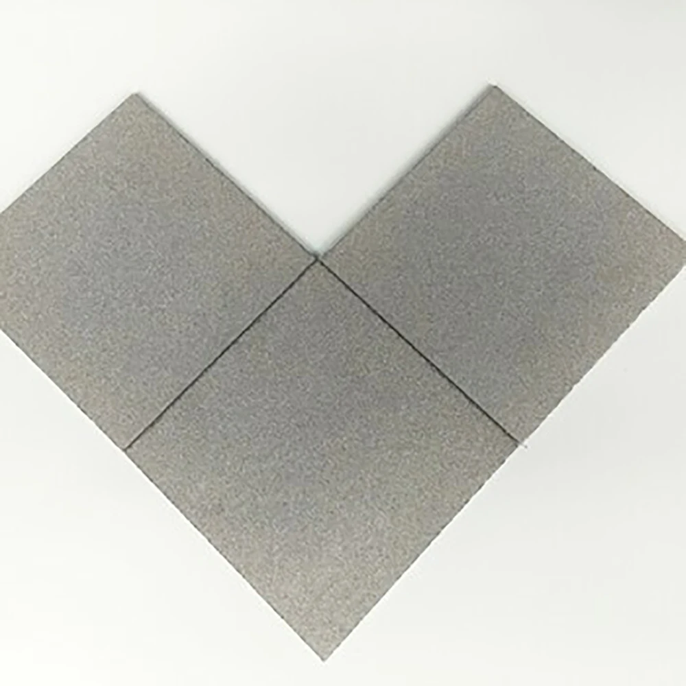 Porous titanium sintered plates for filtration/water electrolysis