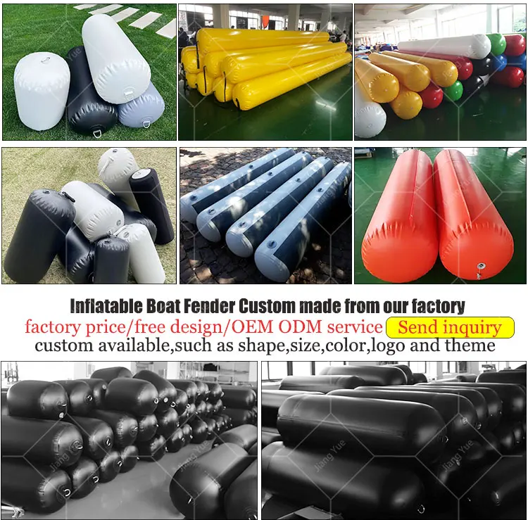 Commercial Sailboats Protection Floating Fenders Marine Inflatable Bumper Boat Fenders Tube Yacht
