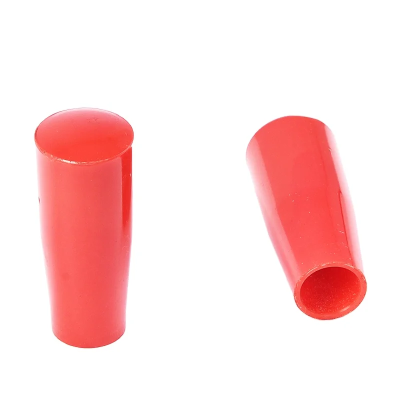 Black color bakelite  Long Tapered Knob Brass Tapered plastic grab Handle cover