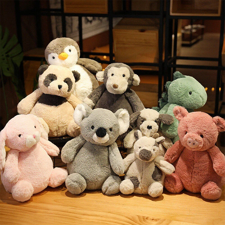 Wholesale Fluffy Super Cute Soft Dolls Assorted Stuffed Animals Plush Toys
