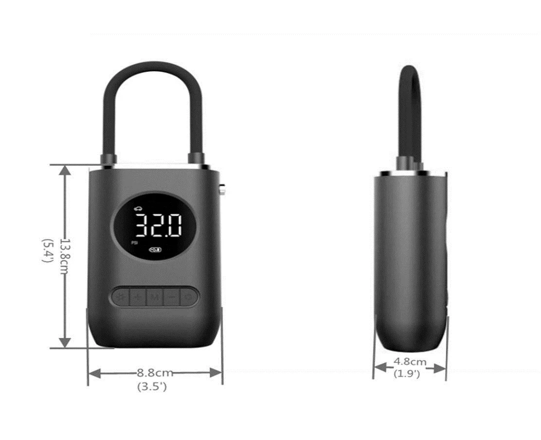 Electric Bicycle Air Pump Car Tyre Inflator Portable 150PSI Compressor Bike Pump for Motorcycle Balls Tire Inflatable