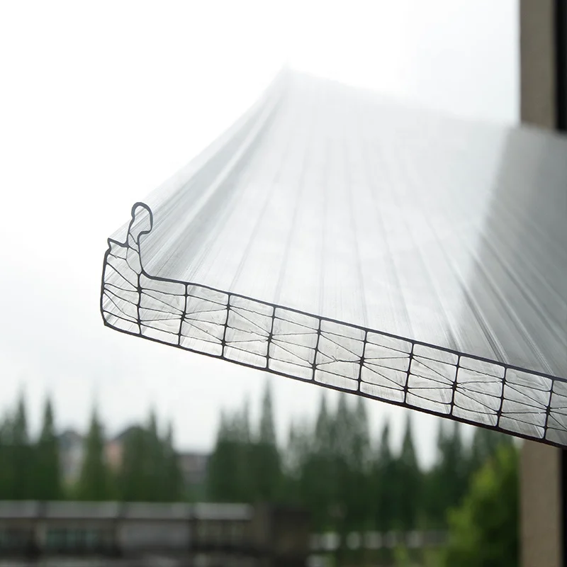 High thermal insulation 8mm 10mm 20mm 25mm danpal compact u lock polycarbonate sheet system for Advertising boards