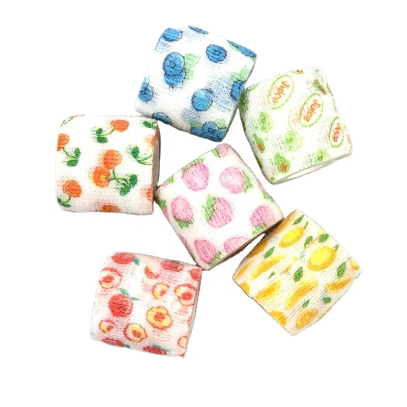 Easy Tear Self Adhesive Horse Latex Flexible Vet wrap Bandage adhesive bandages Cohesive Bandages