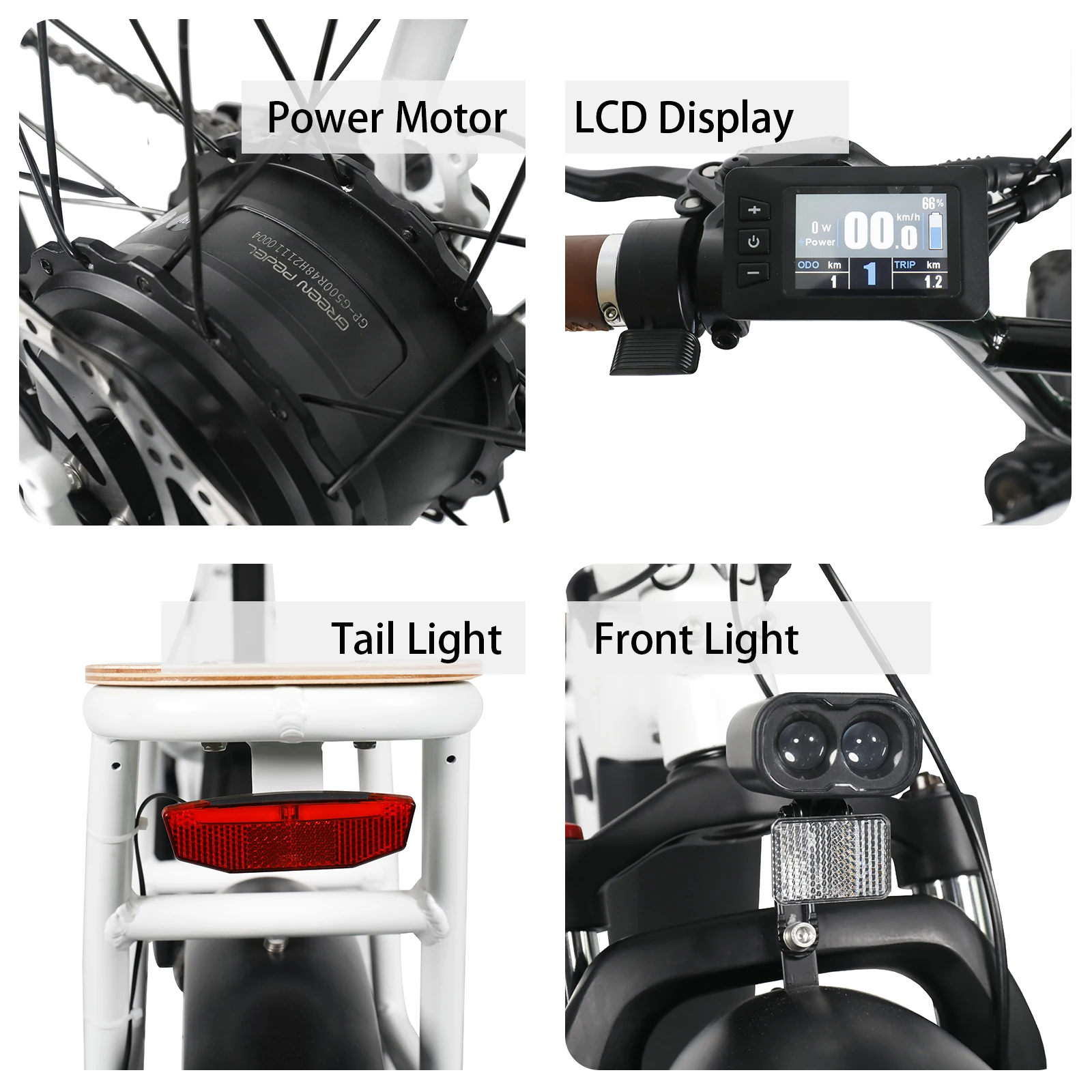 GreenPedel Design low step thru Lady Frame cargo ebike Women Electric Bike Fat Tire ebike from China