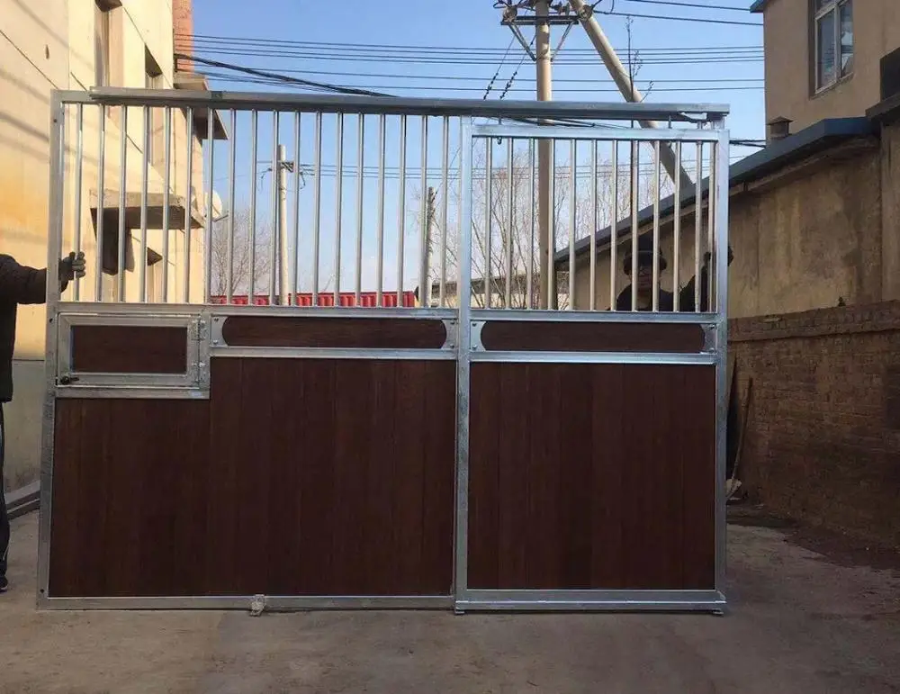 high quality horse stable with sliding door