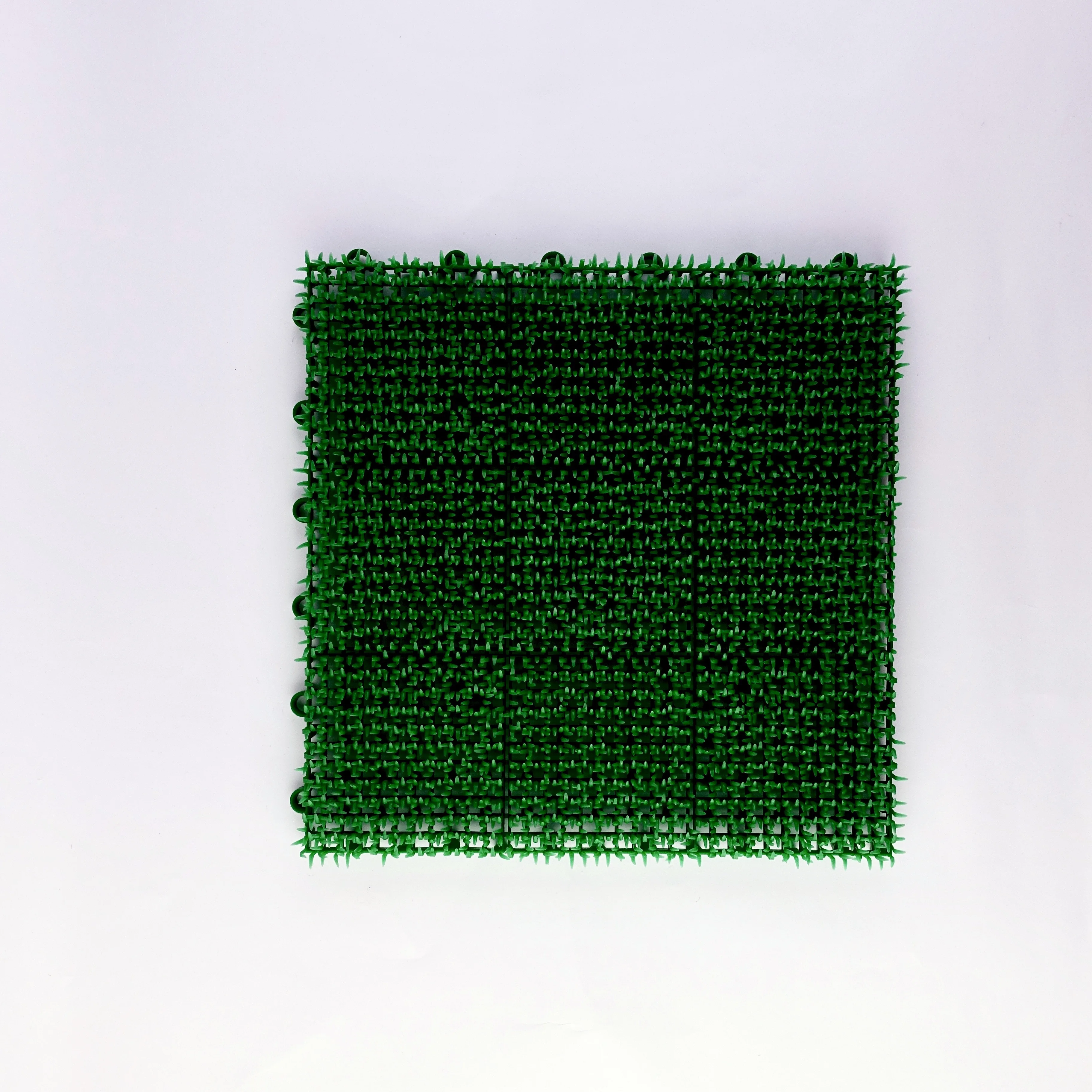 Easy To Clean High Quality Balcony Lawn Interlocking Mat Artificial Green Grass Decor Mat For Floor