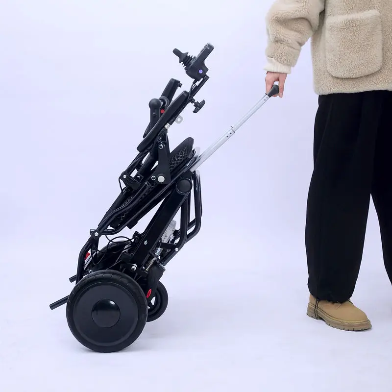 Lightweight Folding Power Electric Wheel Chair Portable Foldable Electric Wheelchair for Disabled