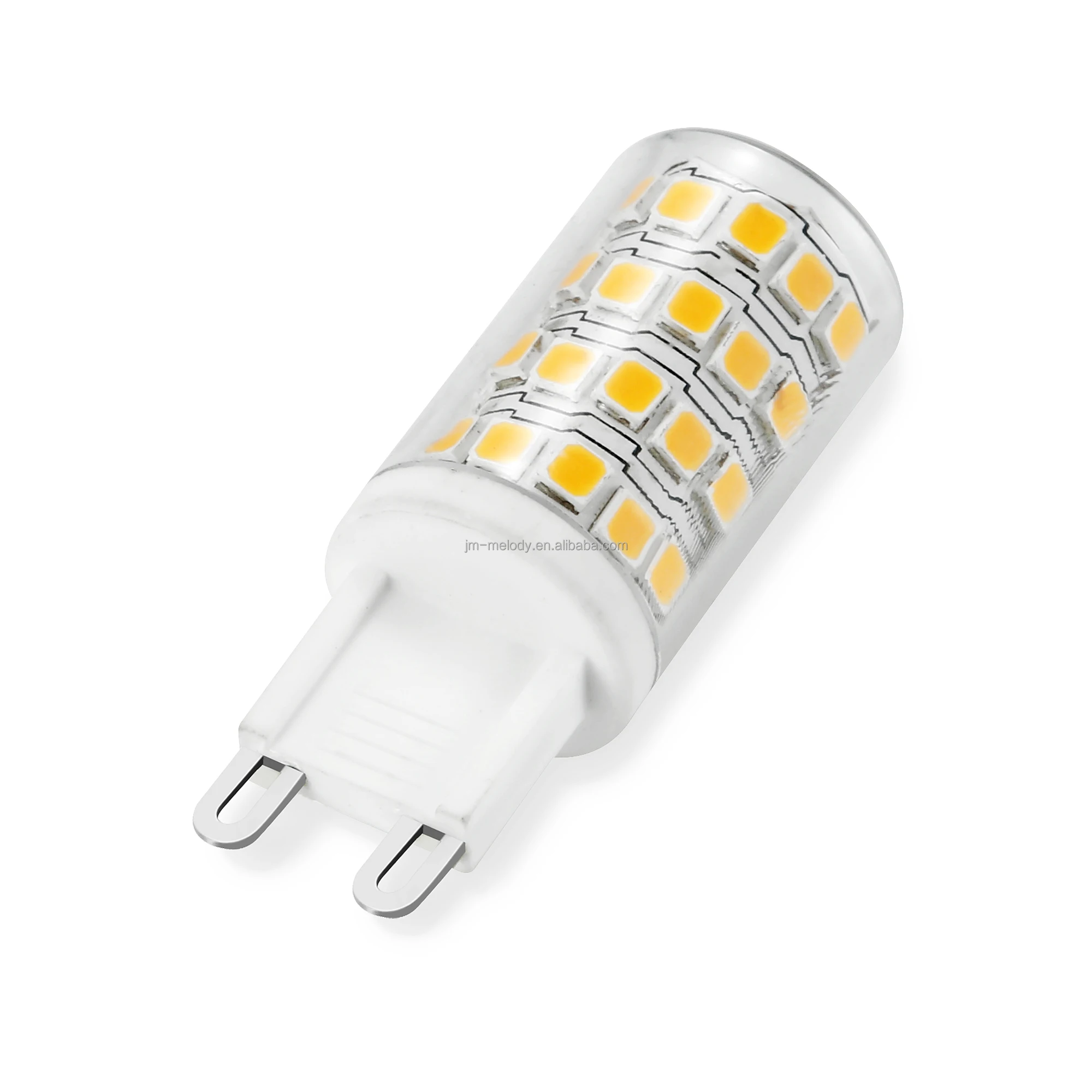Top Ceramic 4.5W G9 led bulb Flicker free CRI90 RA90 110V 220V dimmable light 230v E11 E12 E14 E17 BA15D Lamp 24V 2700k 3000K