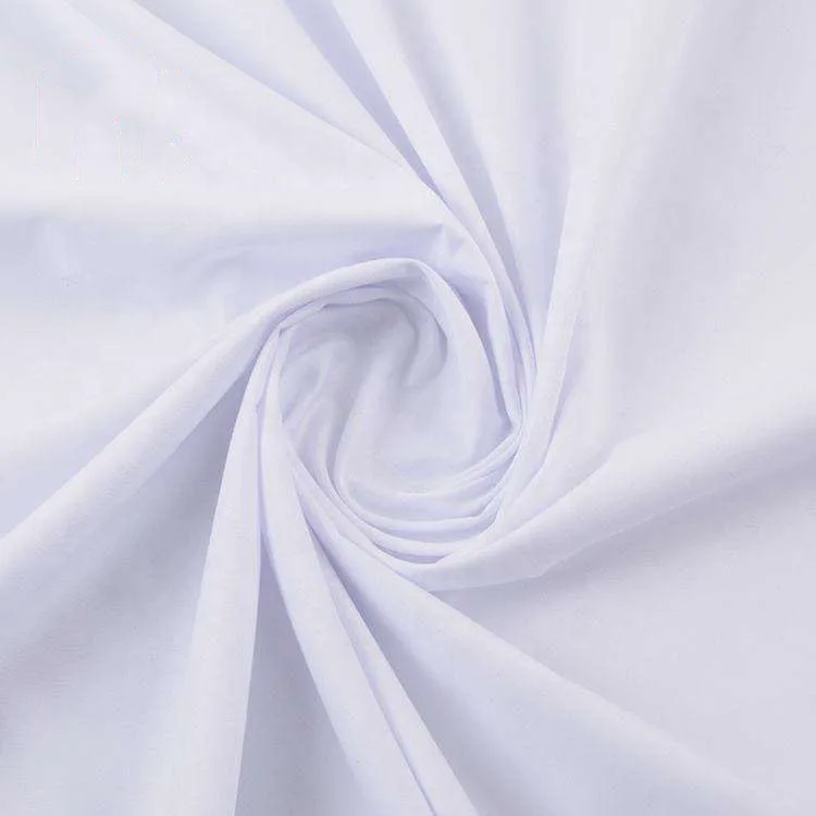 High quality 40*40 thobe men white fabric spun polyester microfiber fabrics for Arab men