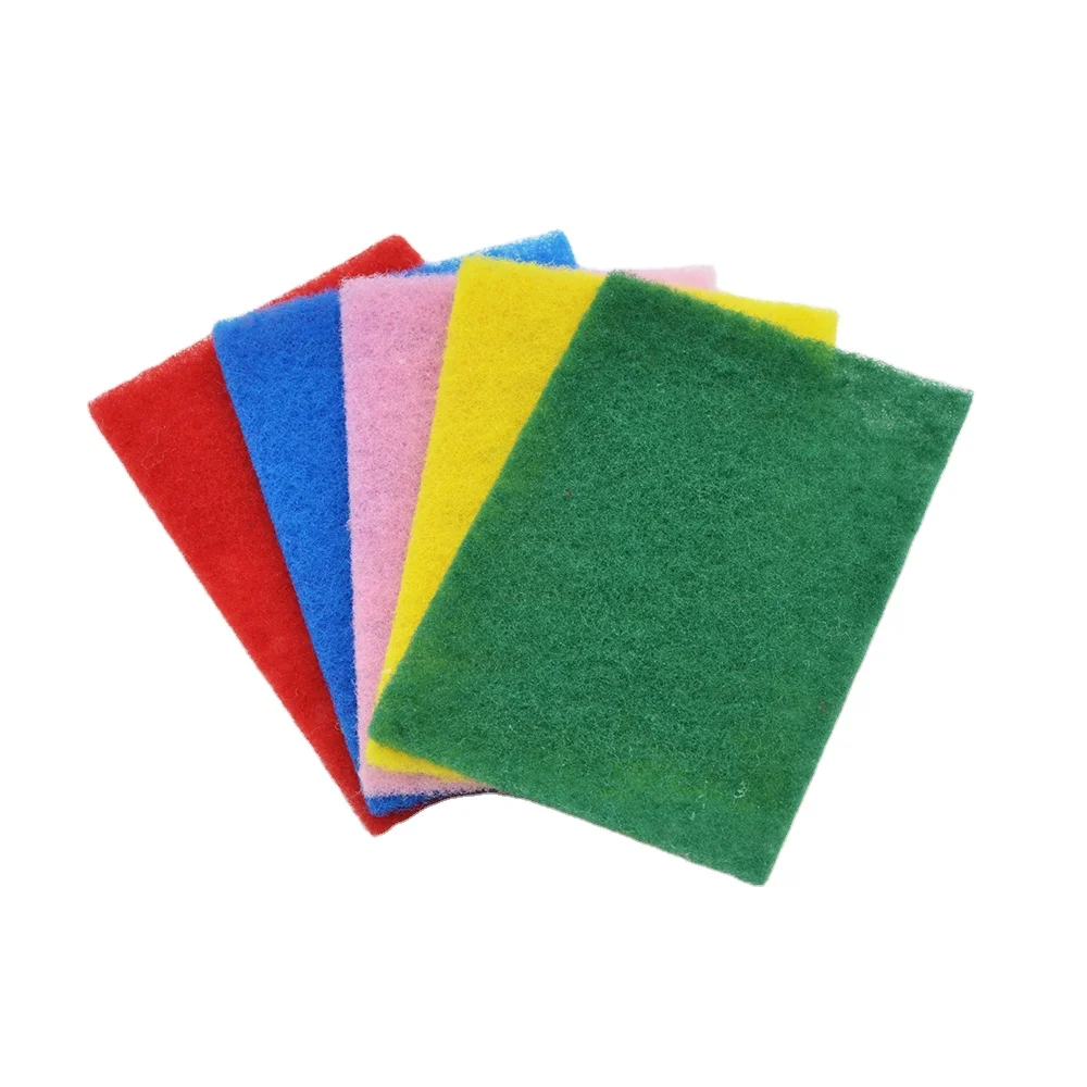household cleaning light-duty scouring pad in roll or sheet