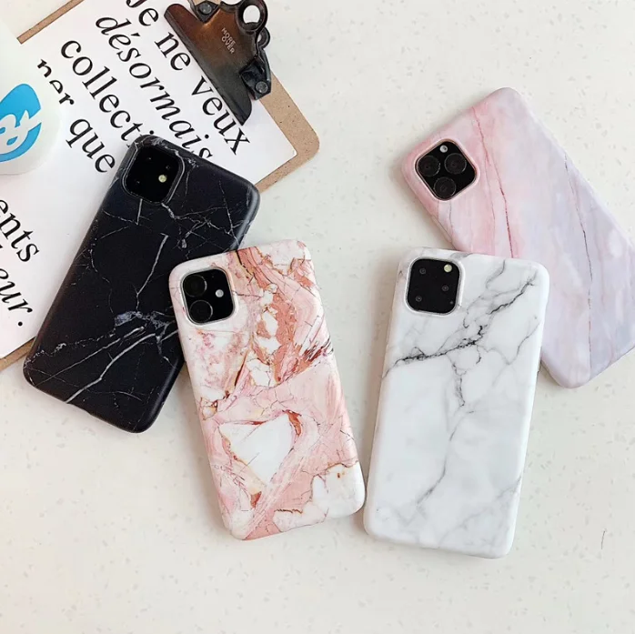  Роскошный ТПУ мраморный чехол для телефона IPhone 11 на заказ IMD мобильный iphone
