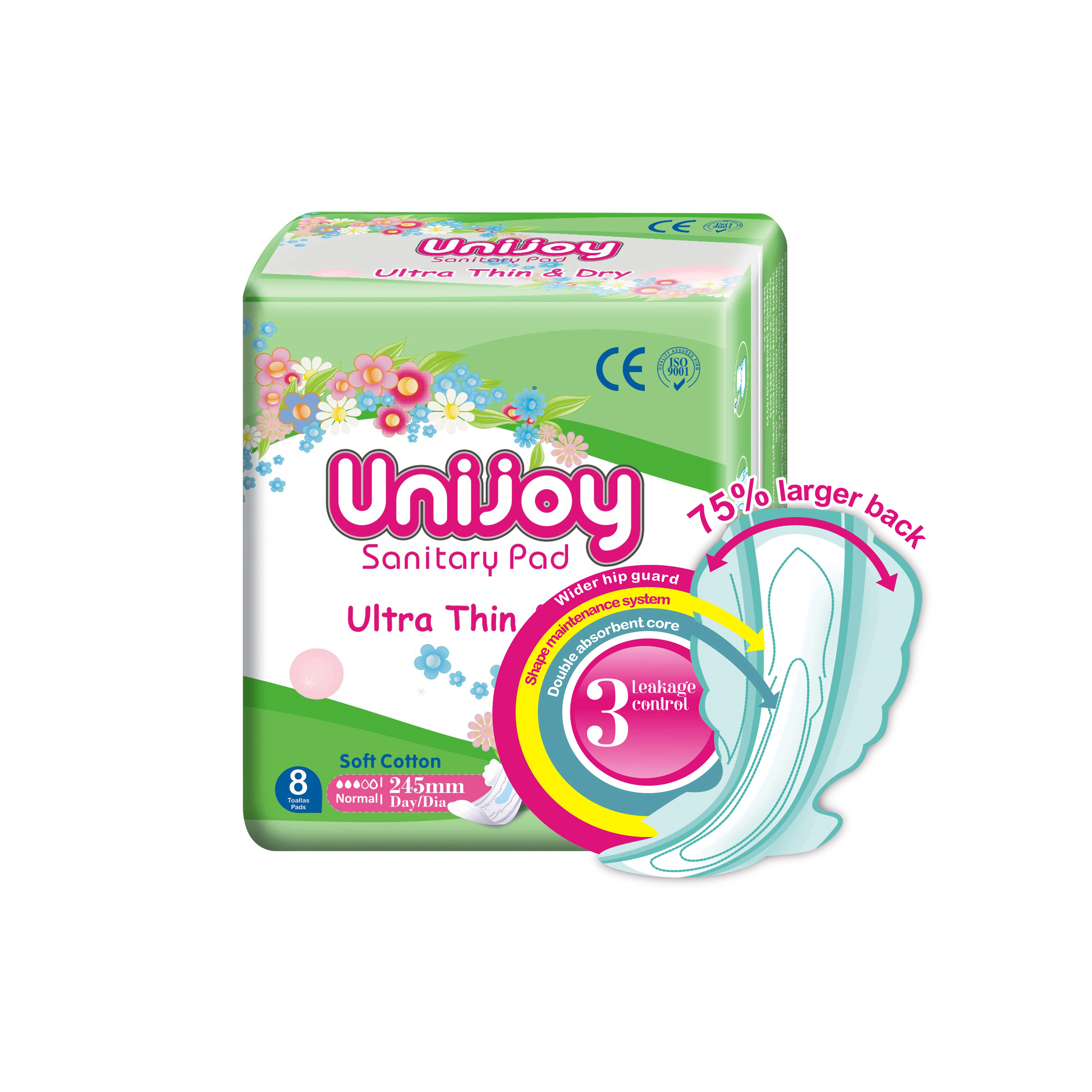 Extra Care Sanitary Napkin Pad Natural Lady Napkin Sanitary Extra Long Sanitary Pad Compan