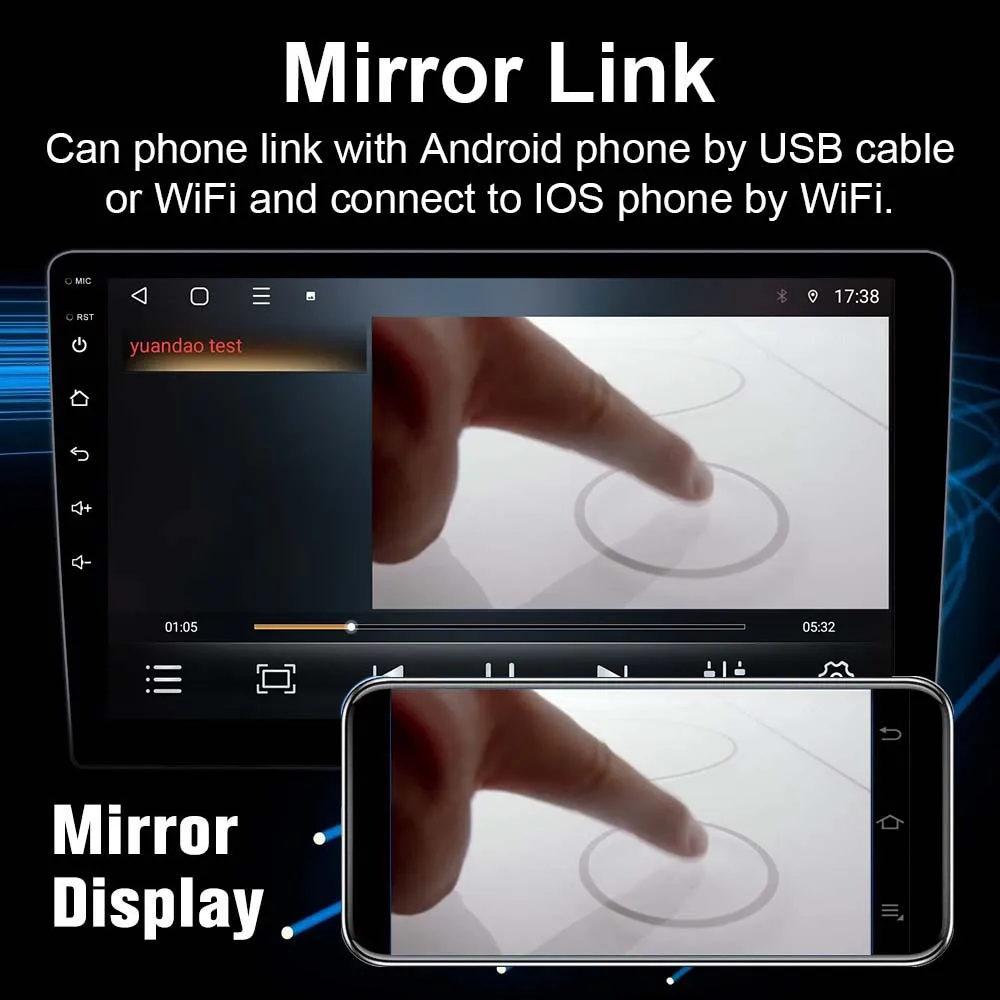 Android Carplay Auto Car Radio For Hyundai Sonata NF 2008-2010 2Din Multimedia Video Player Navigation GPS 2Din DVD Stereo