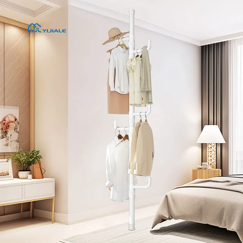 Wholesale 360 Degree Rotation Clothes Hanger Stand Multiple Colors Hat Bag Coat Cloth Hanger Rack for Home