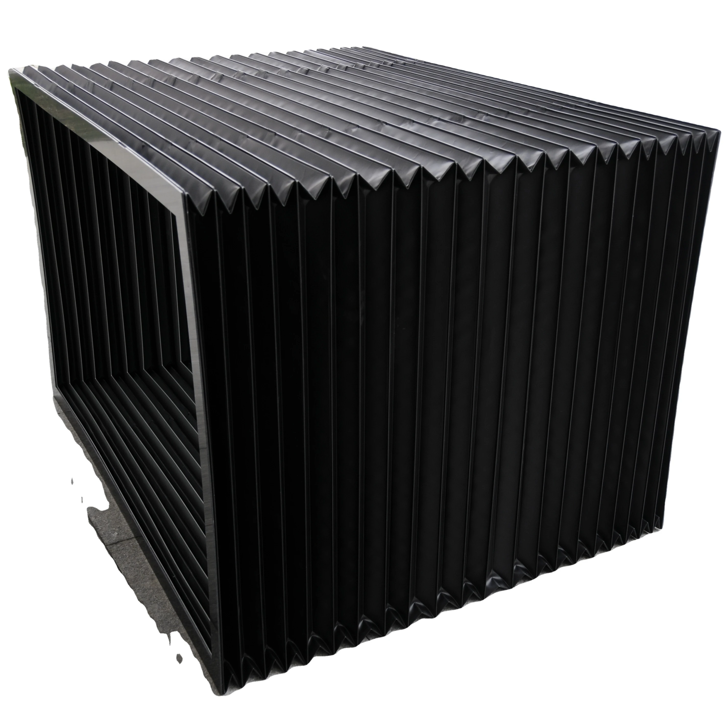 Square protective cover accordion bellows cover protection guide shield CNC machine bellows cover