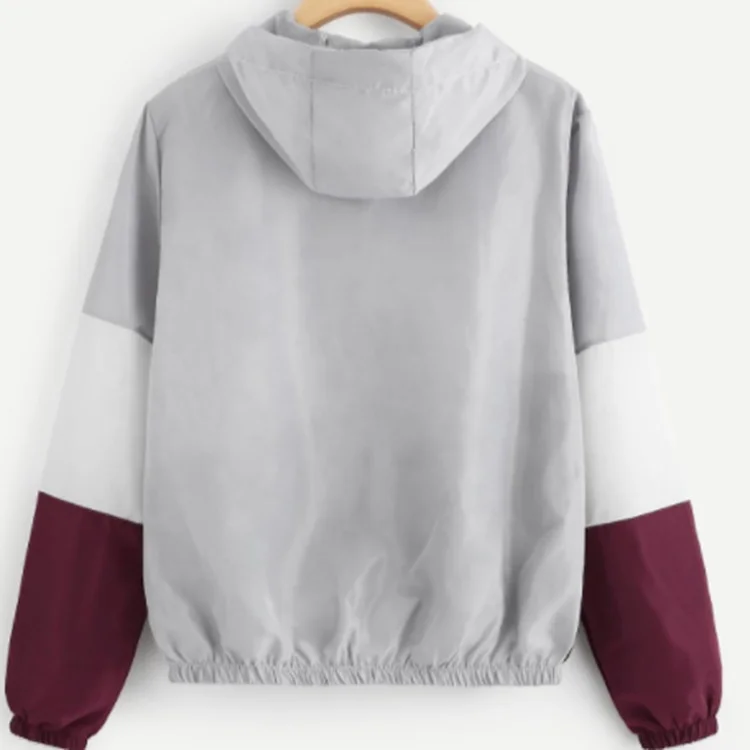 
Women Windbreaker 75 D Remember Fabric Polyester Joggers Long Sleeve Sport Windbreakers Jackets Windbreakers 