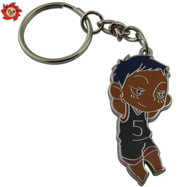 high quality soft/hard enamel key holder key chain custom 3d metal fashion keychain for wholesale anime swords keychain