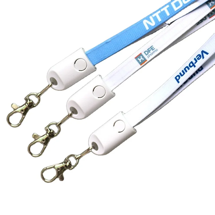Customize logo Lanyard cable 3 in 1 USB data cable charger 85cm lanyard data charging cable type c