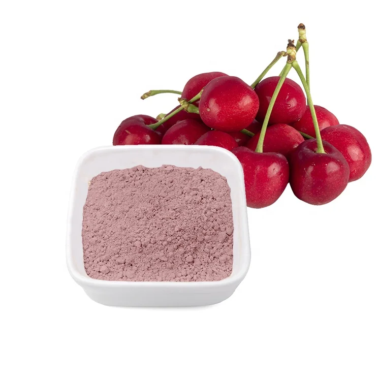 Custom Packaging Dried Fruit Cherry Powder Freeze Dried Sour Cherry Freeze Dried Fruit Powder