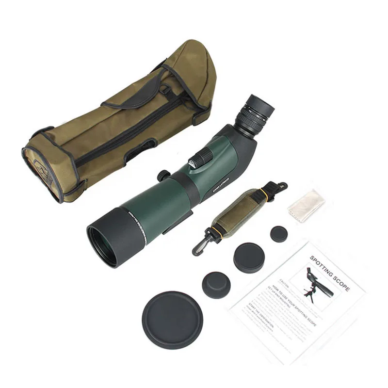 Waterproof 26-0014 zoom monocular telescopes outdoor spotting scope