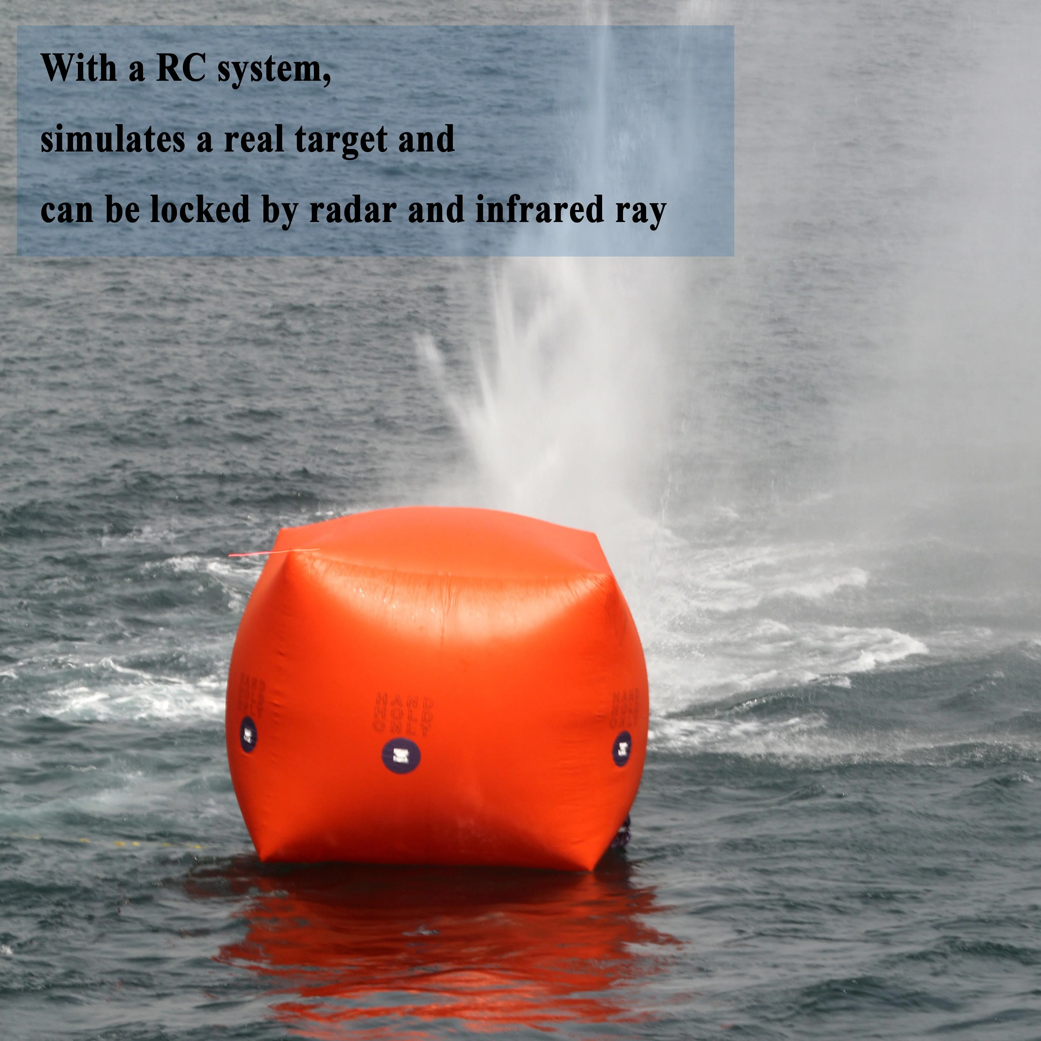 Chine Factory Orange Big Cube Inflatable Target Decoy Simulated for Shooting Tactical Training