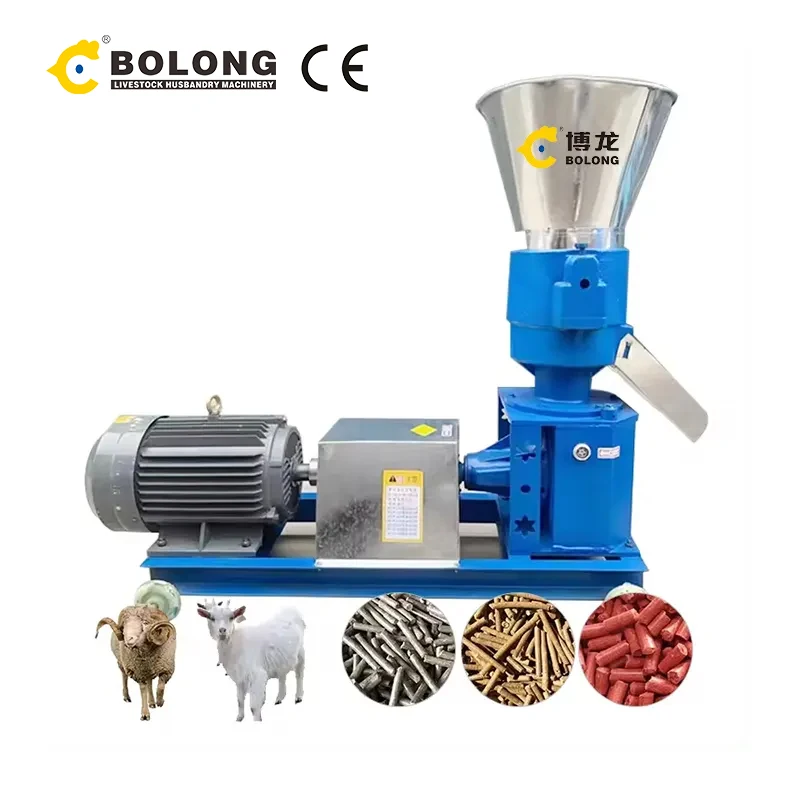 Mini chicken cattle animal feed food pellet making machine Poultry feed pellet mill pelletizer machine