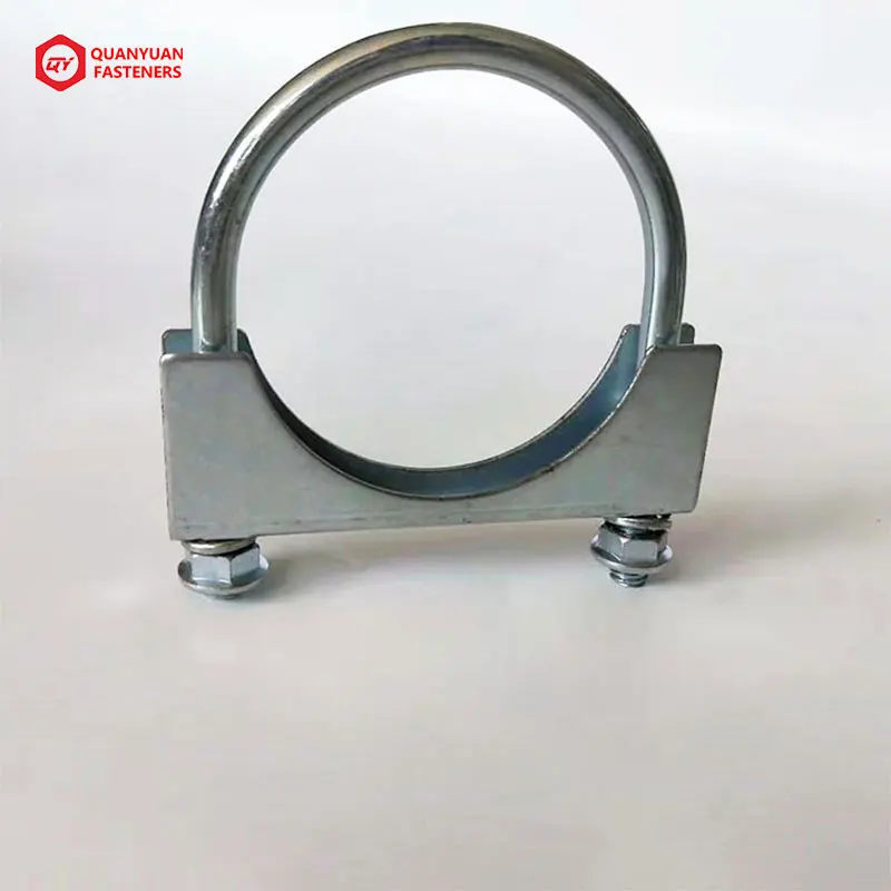 U Bolt Muffler Clamps Exhaust Pipe Clamp Saddle type Stainless Steel hose clamp