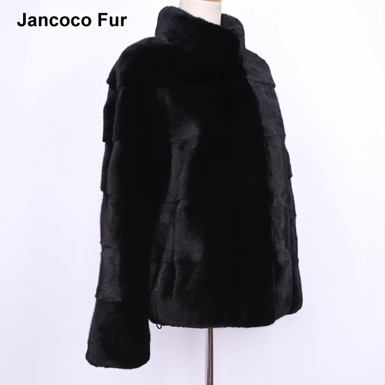 High Quality Luxury Mink Fur Jacket Winter Thick Warm Womens Genuine Mink Fur Coat