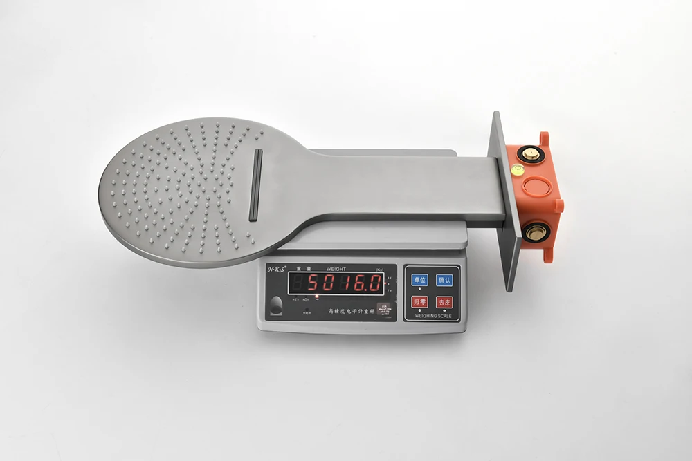 Embedded Concealed Shower Set with Thermostatic Three-Function Rotary Switch, Featuring Cascading Waterfall, Circular Design