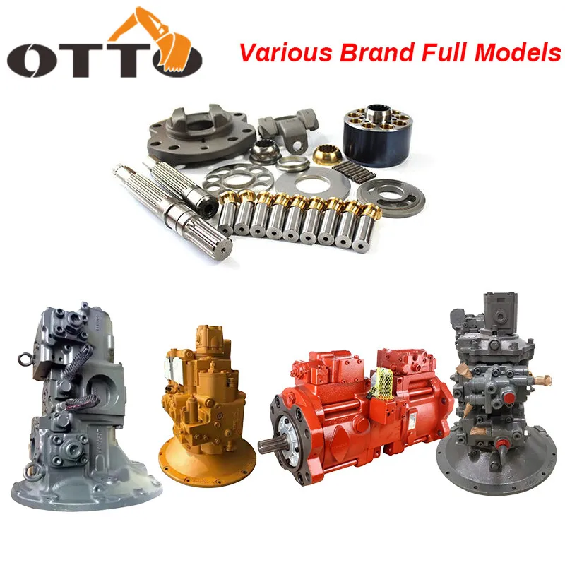 OTTO Excavator Kawasaki K7V63DTP K5V140DTP K5V160DTP K3V140DT K3V180DT K6V63DTP K6V63DT K3V112DTP K3V112DT Main Hydraulic Pump
