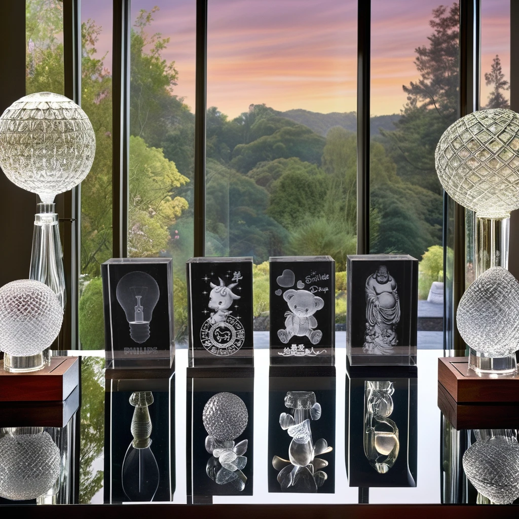 Изысканная 3D-модель с лазерной гравировкой для сувениров